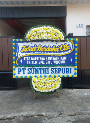 Papan Bunga Duka di Pasirlayung